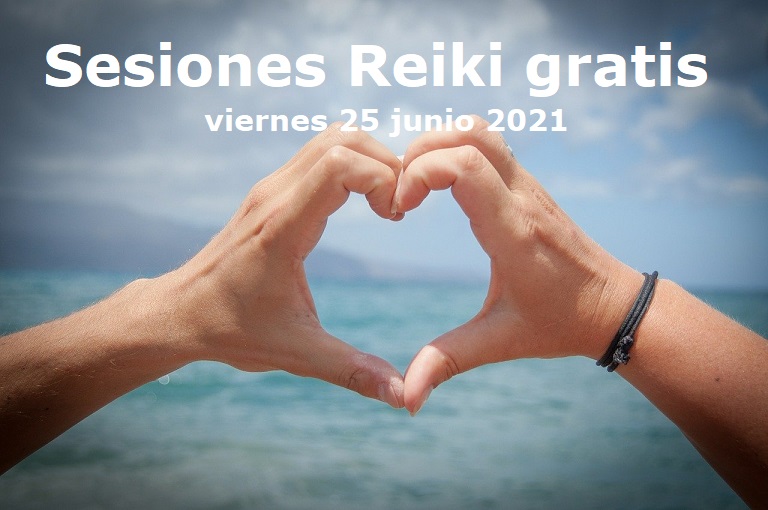 Sesiones Reiki gratis Junio 2021